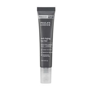 Paula's Choice RESIST Anti-Aging Eye Gel with Hyaluronic Acid, for Dark Circles, Puffy Eyes, Crow's Feet, Fine Lines & Wrinkles, 0.5 Ounce