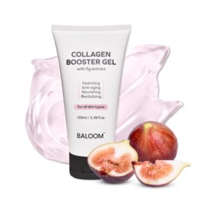 Microcurrent Collagen Booster Gel Serum for Korean Skin Care & Face Massagers, Filled With Collagen Capsules, Hydrating & Nourishing & Revitalizing Facial Gel for Skin Care 3.38 Fl Oz