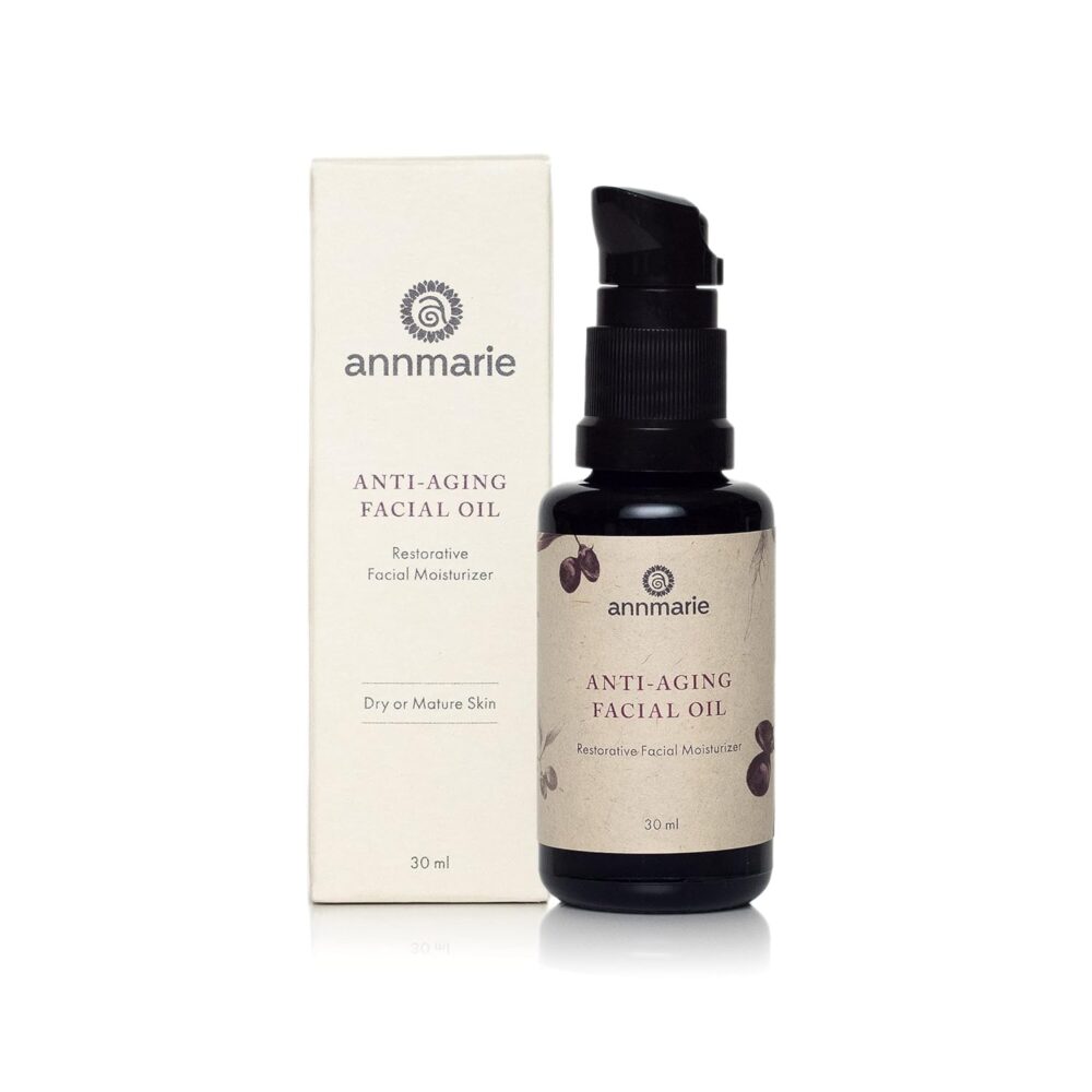 ANTI AGING FACIAL OIL - Luxurious, herb-infused formula delivers intense moisture to keep dry and mature skin supple and dewy. PLANT-BASED FORMULATION: Over 13 different seed oils and CO2 extracts to deliver results. Antioxidant-rich seed oils — chia, goji berry, and broccoli — firm and tighten, while reducing the appearance of fine lines and wrinkles. Jojoba oil resembles your skin’s natural oil, softening and conditioning mature skin. ORGANIC & WILDCRAFTED - Our skin care products are naturally formulated, with organically grown and wildcrafted ingredients. We work with small farmers and innovative chemists to offer you the most potent, handcrafted botanical products available. OUR PROMISE: All our products are free of toxic chemicals, colors and fragrances. Everything in our products is on our labels; and are sustainably packaged, cruelty-free certified by Leaping Bunny, non-GMO, Made Safe Certified and made in the U.S.A. Size: 30ml